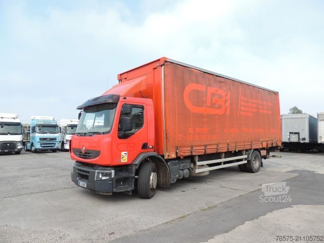 Plattewagen met zeil RENAULT 280DXI Tautliner + LBW