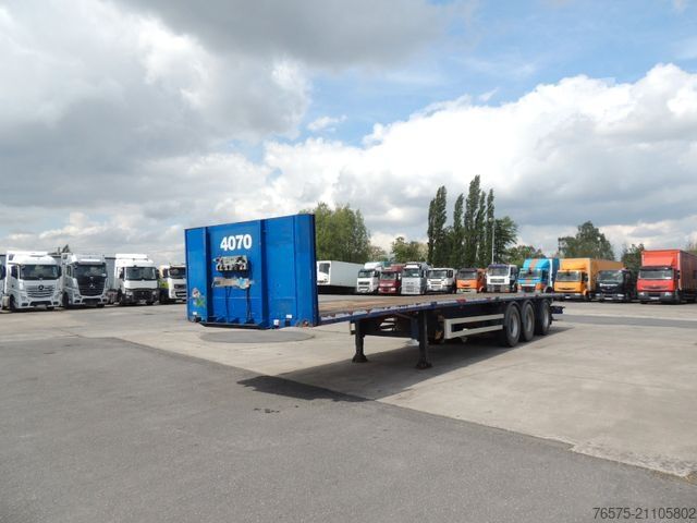 Auflieger mit Arbeitsbühne VAN HOOL plateau (Kooiaap, moffet, stapler anschluss)