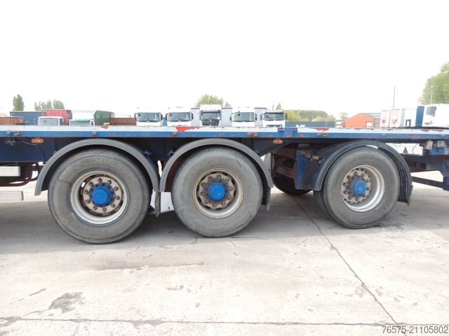 Auflieger mit Arbeitsbühne VAN HOOL plateau (Kooiaap, moffet, stapler anschluss)