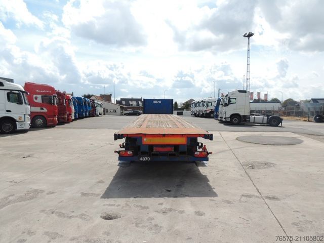 Auflieger mit Arbeitsbühne VAN HOOL plateau (Kooiaap, moffet, stapler anschluss)