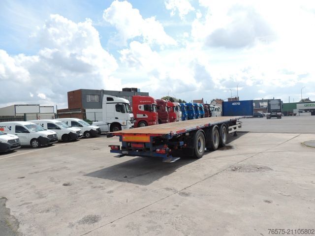 Auflieger mit Arbeitsbühne VAN HOOL plateau (Kooiaap, moffet, stapler anschluss)