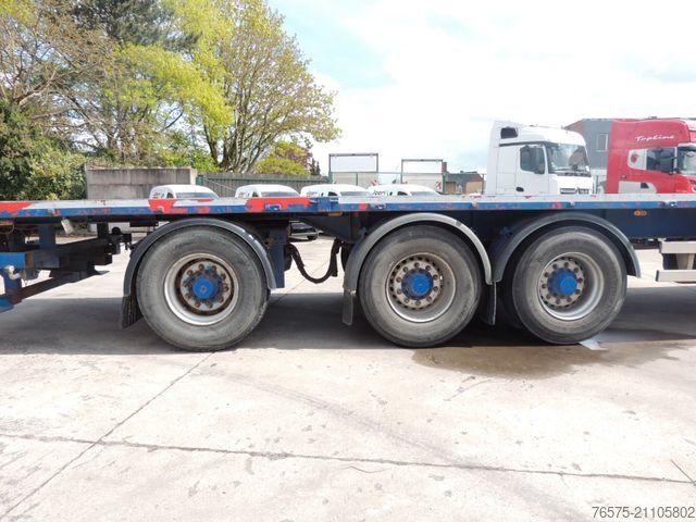 Auflieger mit Arbeitsbühne VAN HOOL plateau (Kooiaap, moffet, stapler anschluss)