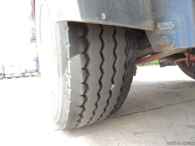 Auflieger mit Arbeitsbühne VAN HOOL plateau (Kooiaap, moffet, stapler anschluss)