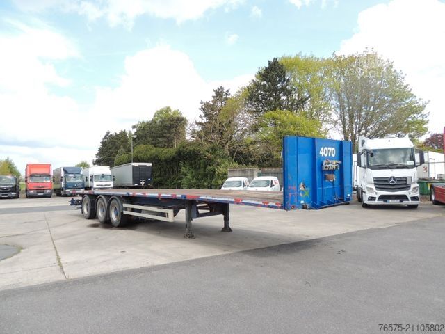 Auflieger mit Arbeitsbühne VAN HOOL plateau (Kooiaap, moffet, stapler anschluss)