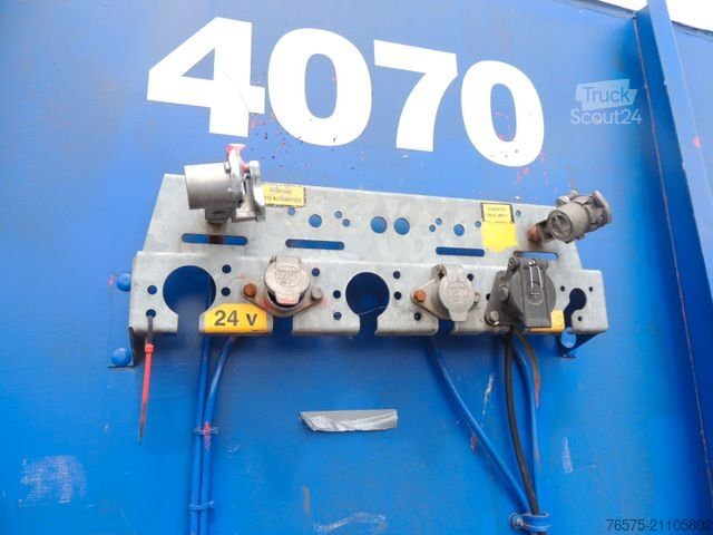 Auflieger mit Arbeitsbühne VAN HOOL plateau (Kooiaap, moffet, stapler anschluss)