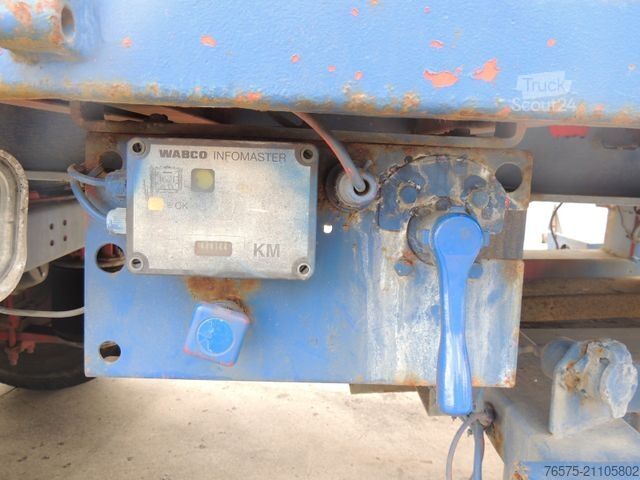 Auflieger mit Arbeitsbühne VAN HOOL plateau (Kooiaap, moffet, stapler anschluss)