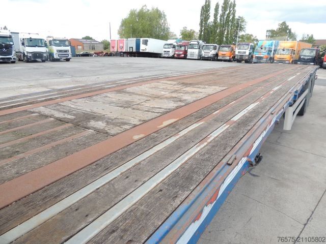 Auflieger mit Arbeitsbühne VAN HOOL plateau (Kooiaap, moffet, stapler anschluss)