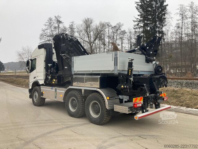 кран, змонтований на вантажівці Volvo Kran Effer 955 FMX 6x6 - 540