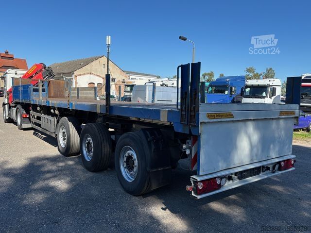 Ανοιχτό ημιρυμουλκούμενο SCHMITZ CARGOBULL 2x Lenkachse*Stahltransporte*Heck ausziehbar