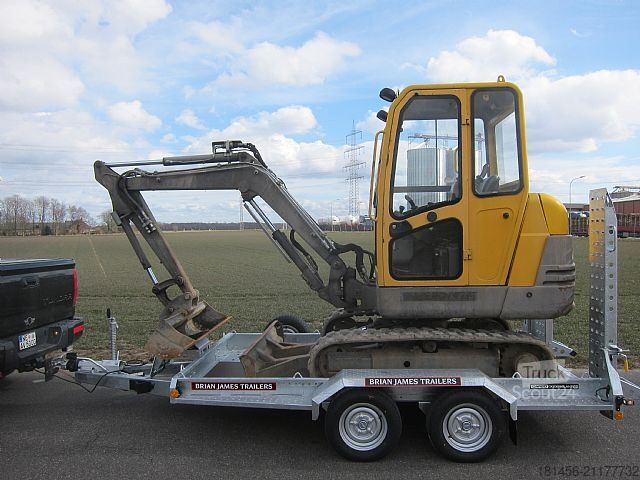 Remorque porte-engins Brian James Trailers Digger Plant 3500kg 2840kg Nutzlast sofort