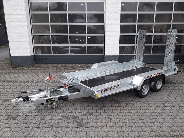 Remolques de construcción Brian James Trailers Digger Plant 370cm extralang 2770kg Nutzlast