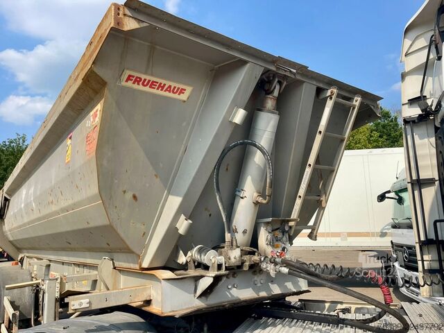 Kippiauto Fruehauf STEEL CHASSIS, STEEL DUMPER!   Full spring!  TO...