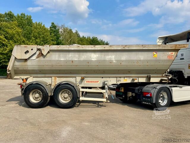 Kippiauto Fruehauf STEEL CHASSIS, STEEL DUMPER!   Full spring!  TO...