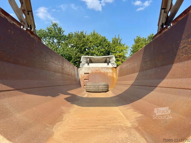 Kippiauto Fruehauf STEEL CHASSIS, STEEL DUMPER!   Full spring!  TO...