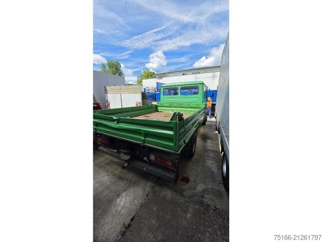 Fourgon benne basculante MERCEDES-BENZ 609 D K Doppelkabiner 6-Sitze Kipper MEILLER3-S.