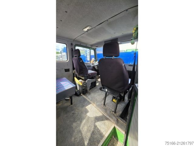 Fourgon benne basculante MERCEDES-BENZ 609 D K Doppelkabiner 6-Sitze Kipper MEILLER3-S.