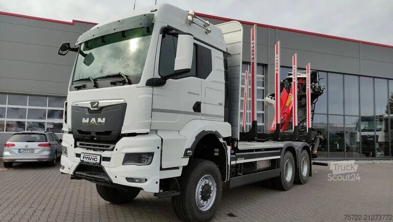 Holztransporter MAN TGS 33.520 6x6 BL RADSTAND 3900mm Sofort Verfügb