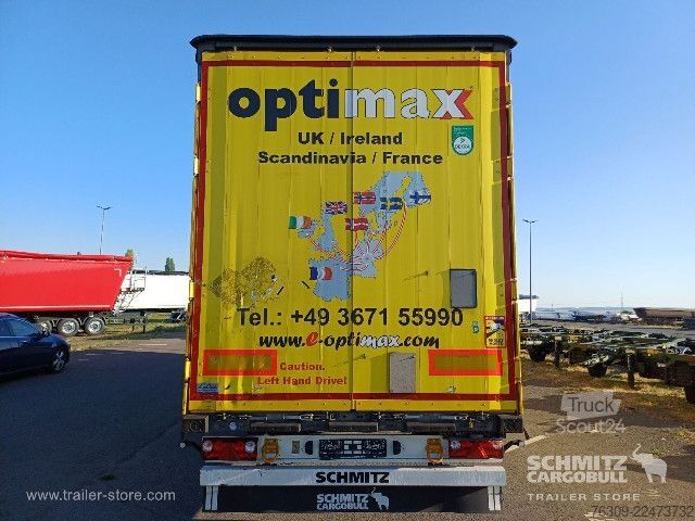 Semiremorcă deschisă cu prelată Schmitz Cargobull Curtainsider Mega Getränke