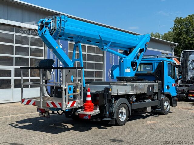 Platformă de lucru montată pe camion MAN TGL 8.160 4X2 BB Hubarbeitsbühne Ruthmann T300.4