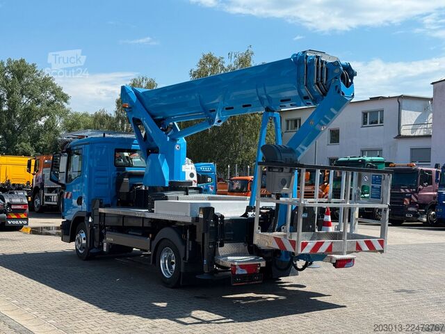 Platformă de lucru montată pe camion MAN TGL 8.160 4X2 BB Hubarbeitsbühne Ruthmann T300.4