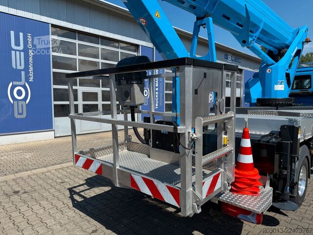 Platformă de lucru montată pe camion MAN TGL 8.160 4X2 BB Hubarbeitsbühne Ruthmann T300.4