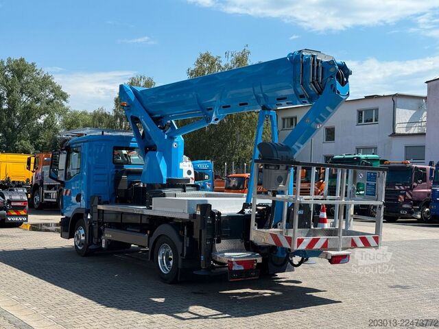 Platformă de lucru montată pe camion MAN TGL 8.160 4X2 BB Hubarbeitsbühne Ruthmann T300.4