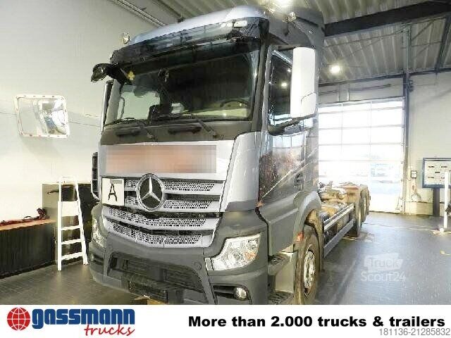 Abrollkipper Mercedes-Benz Actros 2548 L 6x2, Liftachse, Retarder, Navi,