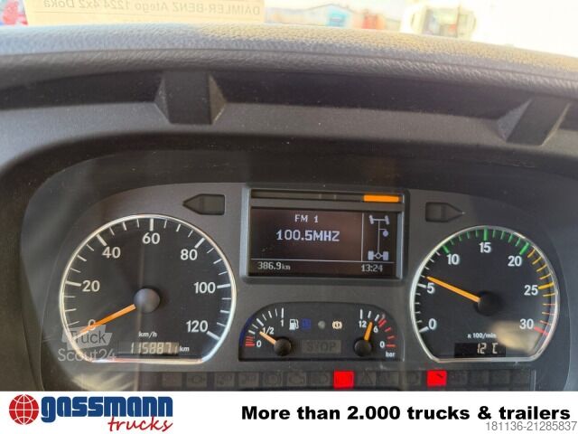 Kipper LKW Mercedes-Benz Atego 1224 4x2 Doka, EEV, Kran Palfinger PC2700 B,