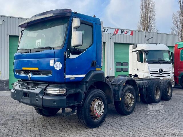 Schwerlast Renault Kerax 380 8x4 ,  PTO, full spring !!!