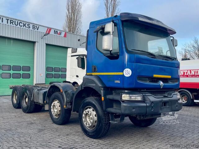 Schwerlast Renault Kerax 380 8x4 , PTO, full spring !!!