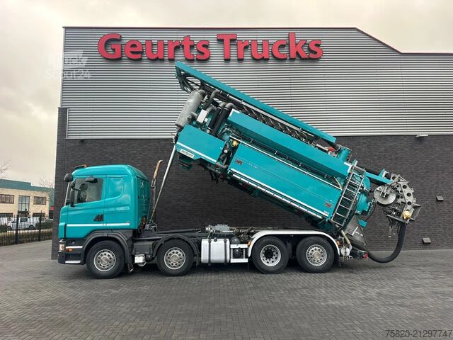 Veículo de aspiração Scania G480 LB 8X2 6MNA ZUI/SPOEL COMBI MET WATERRECYC...