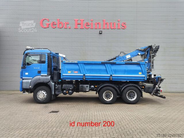 Самосвал MAN TGS 26.480 6x4 Meiller 3 Seitenkipper Penz 20LP...