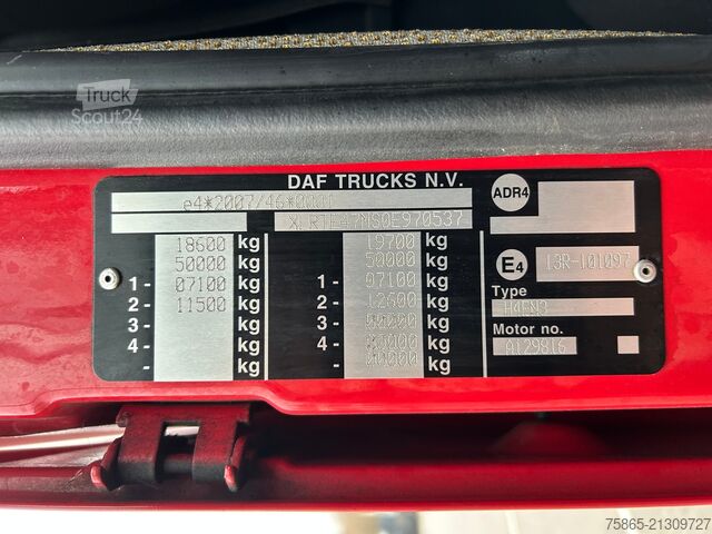 Standaard-SZM DAF XF 105 410 Space Cab / ATe / 698 dkm / Tacho V2...
