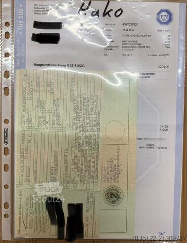 трактор Hako Hakotrac V490