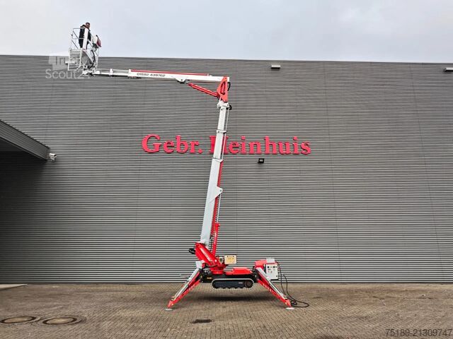 Leddelt teleskopisk arbejdsplatform Multitel SMX 250 with trailer!