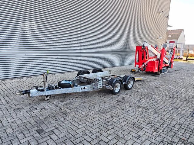 Leddelt teleskopisk arbejdsplatform Multitel SMX 250 with trailer!