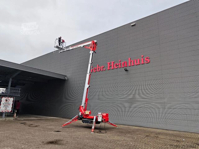 Leddelt teleskopisk arbejdsplatform Multitel SMX 250 with trailer!