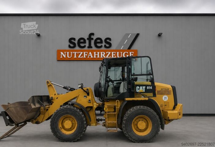 Kuormaaja Caterpillar 914M Radlader -Allrad -Schaufel+Gabel