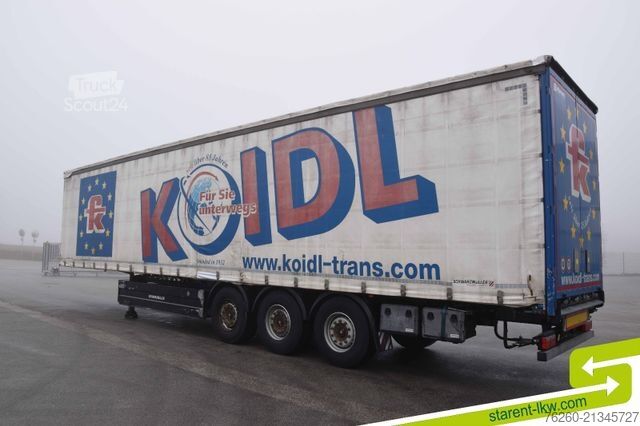 Brandalı açık yarı römork SCHWARZMÜLLER Light Palettenkasten SAF Achsen TÜV 08/26