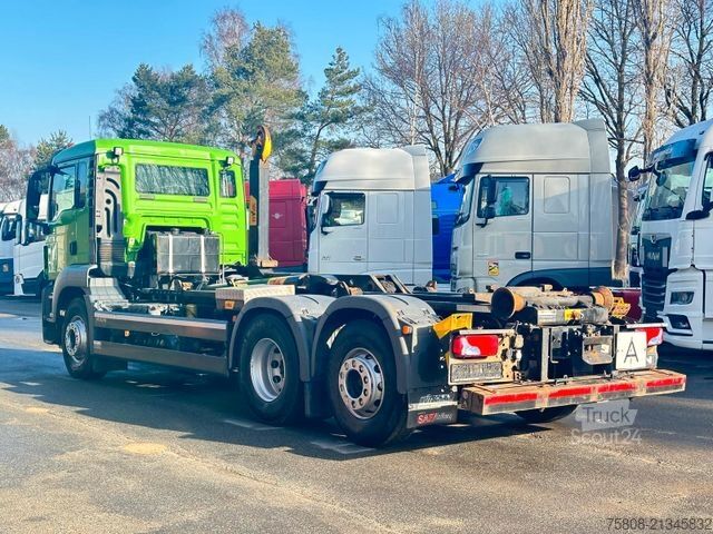 Kroghejselastbil MAN TGS 26.470 6x2 Abroller  HYVA Lift/Lenk