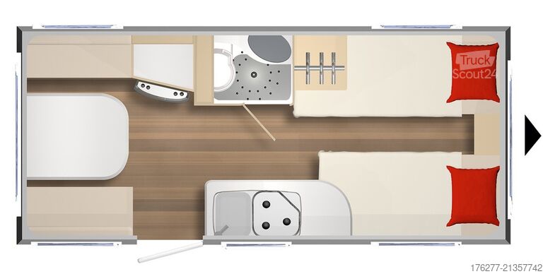 Potovalna prikolica Burstner Premio 460 TL