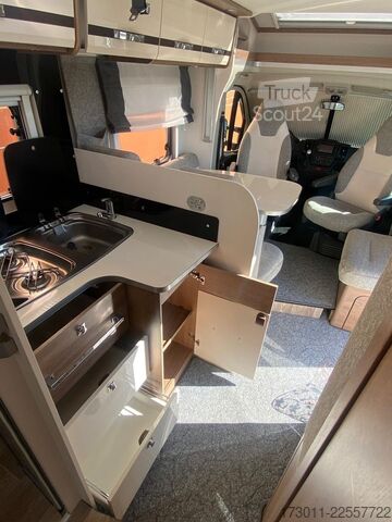 Teilintegriertes Wohnmobil DETHLEFFS Trend 7057 Fiat 150PS Automat