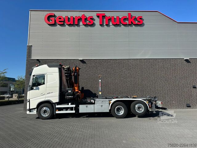 System med krokarm Volvo FH 500 6X2 HAAKARM+HIAB 362 EP-5