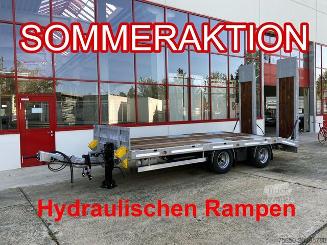Tieflader Anhänger Möslein TT21-7,2 Hydr  21 t Tandemtieflader, hydr. Rampen, NEU