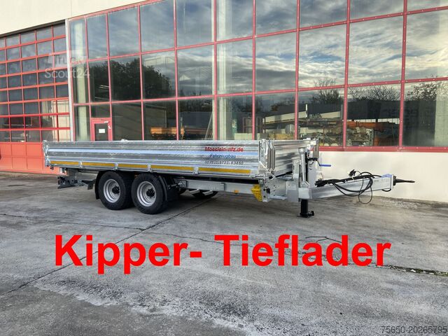 Tipper trailer Möslein TTD 11 Breite Reifen  5,70 lang  Kipper Tieflader, Breite Reifen, 5,70 m lang-- Neufahrzeug --