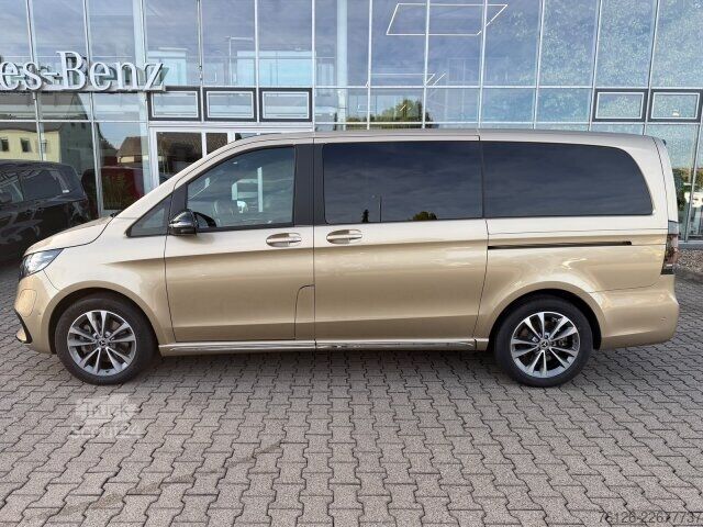 Miniautocarro Mercedes-Benz EQV 300 lang AIRM+360+TISCH+LEDER+DISTR+