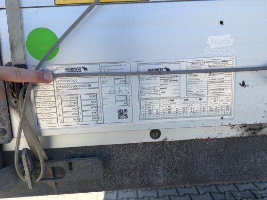 Open oplegger met zeil SCHMITZ SCS-SCS BS/CURTAINSIDER