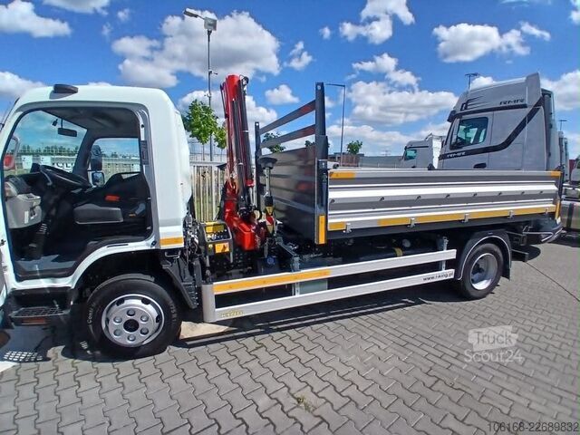 Кран із самоскидом Fuso Canter 7C15 Fassi Kran 3-seiten Kipper