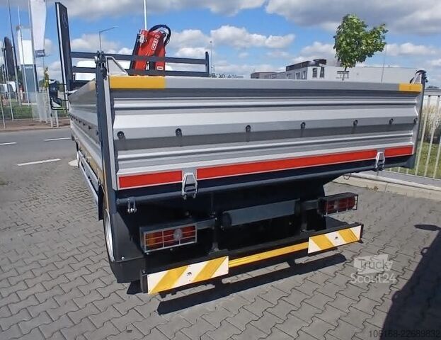 Кран із самоскидом Fuso Canter 7C15 Fassi Kran 3-seiten Kipper
