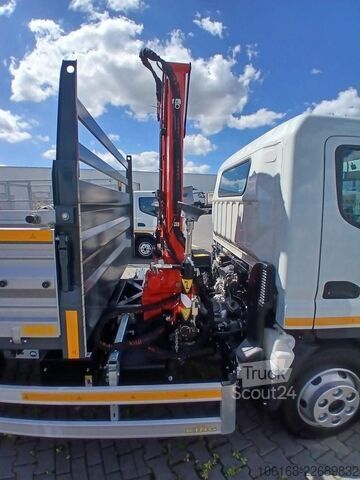 Кран із самоскидом Fuso Canter 7C15 Fassi Kran 3-seiten Kipper